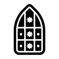 Trendy Mosque Window vector