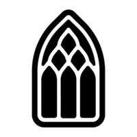 Trendy Stained Window vector