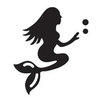 Trendy Beautiful Mermaid vector