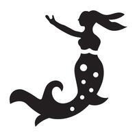 Trendy Sea Siren vector