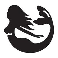 Trendy Mermaid Fish vector