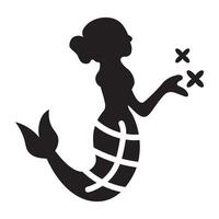 Trendy Mermaid Concepts vector