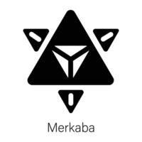 Trendy Merkaba Concepts vector