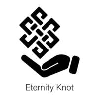 Trendy Eternity Knot vector