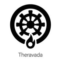 Trendy Theravada Concepts vector