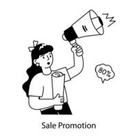 Trendy Sale Promotion vector