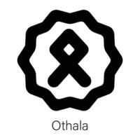 Trendy Othala Concepts vector