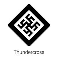 Trendy Thundercross Concepts vector