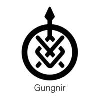 Trendy Gungnir Concepts vector