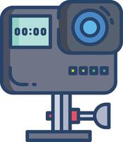 Go Pro linear color illustration vector