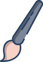 brush linear color illustration vector