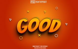 good text effect, font editable, typography, 3d text psd