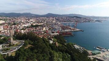 ciudad de vigo España aéreo ver video