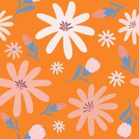 floral seamless pattern vector
