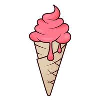 ice cream cone vector