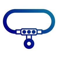 luxury padlock icon vector