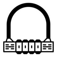 luxury padlock icon vector