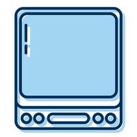 digital scale icon vector