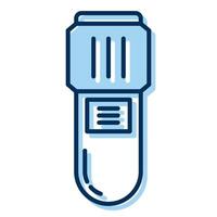 test tube icon vector