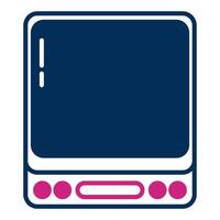 digital scale icon vector