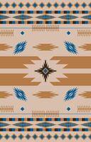 alfombra modelo. sin costura geometría. occidental hecho a mano ensillar cobija alfombra patrón, azteca, vector