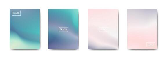 set of abstract background with beautiful gradation color, colorful background for poster flyer banner backdrop.vertical banner.cool fluid background illustration vector
