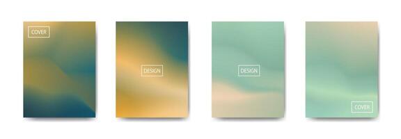 set of abstract background with beautiful gradation color, colorful background for poster flyer banner backdrop.vertical banner.cool fluid background illustration vector