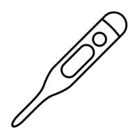 Thermometer icon for graphic design, logo, web site, social media, mobile app, ui illustration vector