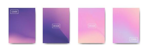 set of abstract background with beautiful gradation color, colorful background for poster flyer banner backdrop.vertical banner.cool fluid background illustration vector