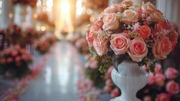 Paper Flowers Arranged in a Circle photo