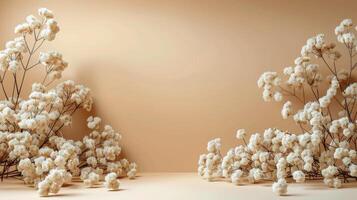 Wall Covered With Flowers. photo