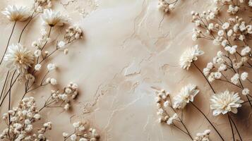 Wall Covered With Flowers. photo