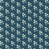 Beautiful seamless vintage floral pattern with flower. Transparent texture. Trend print for textiles and wallpaper on isolated background. vector