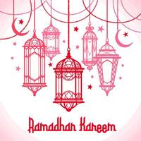 Ramadhan Kareem banner vector