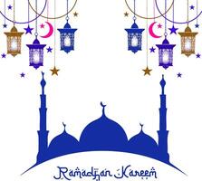 estandarte de ramadhan kareem vector