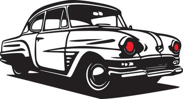 Vintage car illustration vector