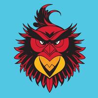 Angry Bird illustration vector