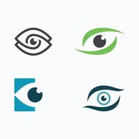 Eye Care logo symbol vector