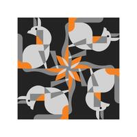 ILLUSTRATION 122 ABSTRACT GEOMETRIC PATTERN vector