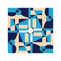 ILLUSTRATION 126 GEOMETRIC PATTERN FLAT ILLUSTRATION vector