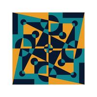 ILLUSTRATION 126 ABSTRACT GEOMETRIC PATTERN WITH COLORFUL STYLE vector