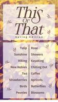 This Or That Spring Instragram Story template
