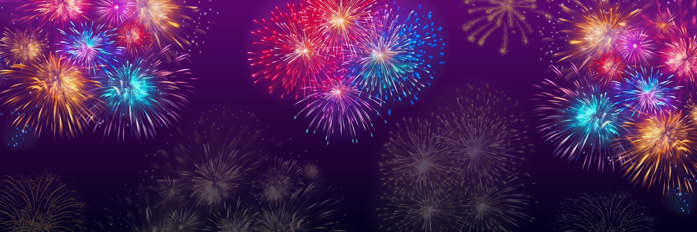 Fireworks Night Theme Header Cover