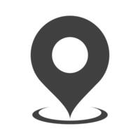 Map pin location icon vector