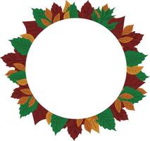 Thanksgiving day background, autumn leaves vector