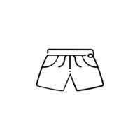 Short Line Style Icon Design vector