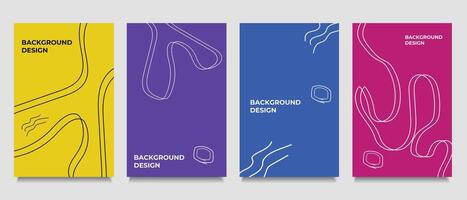 Web banner template colorful abstract background wallpaper image vector