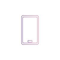 Mobile phone icon. Smartphone symbol. illustration logo vector