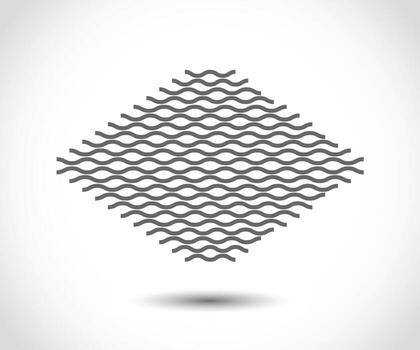 Wave simple seamless wavy line, smooth pattern, web design, greeting card, textile, Technology background vector