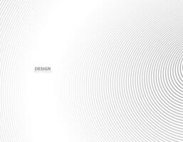 Abstract circle halftone black background. Gradient retro line pattern design. Monochrome graphic. Circle for sound wave. illustration vector